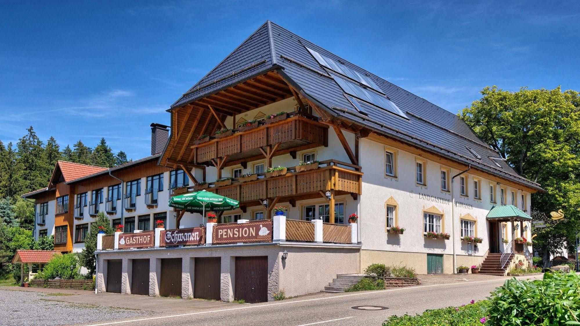 Landgasthof Zum Schwanen Hornberg Exteriér fotografie